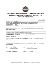 squids 3026 ansi isea 121 2023 certificate of compliance pdf