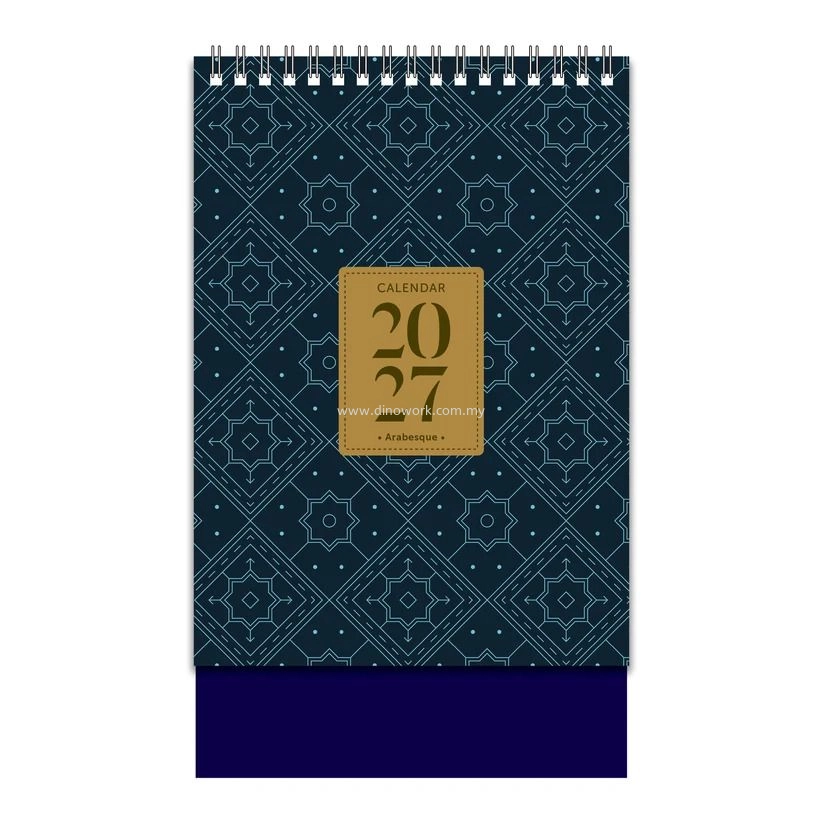 Calendar 2027 (Portrait) Arabesque