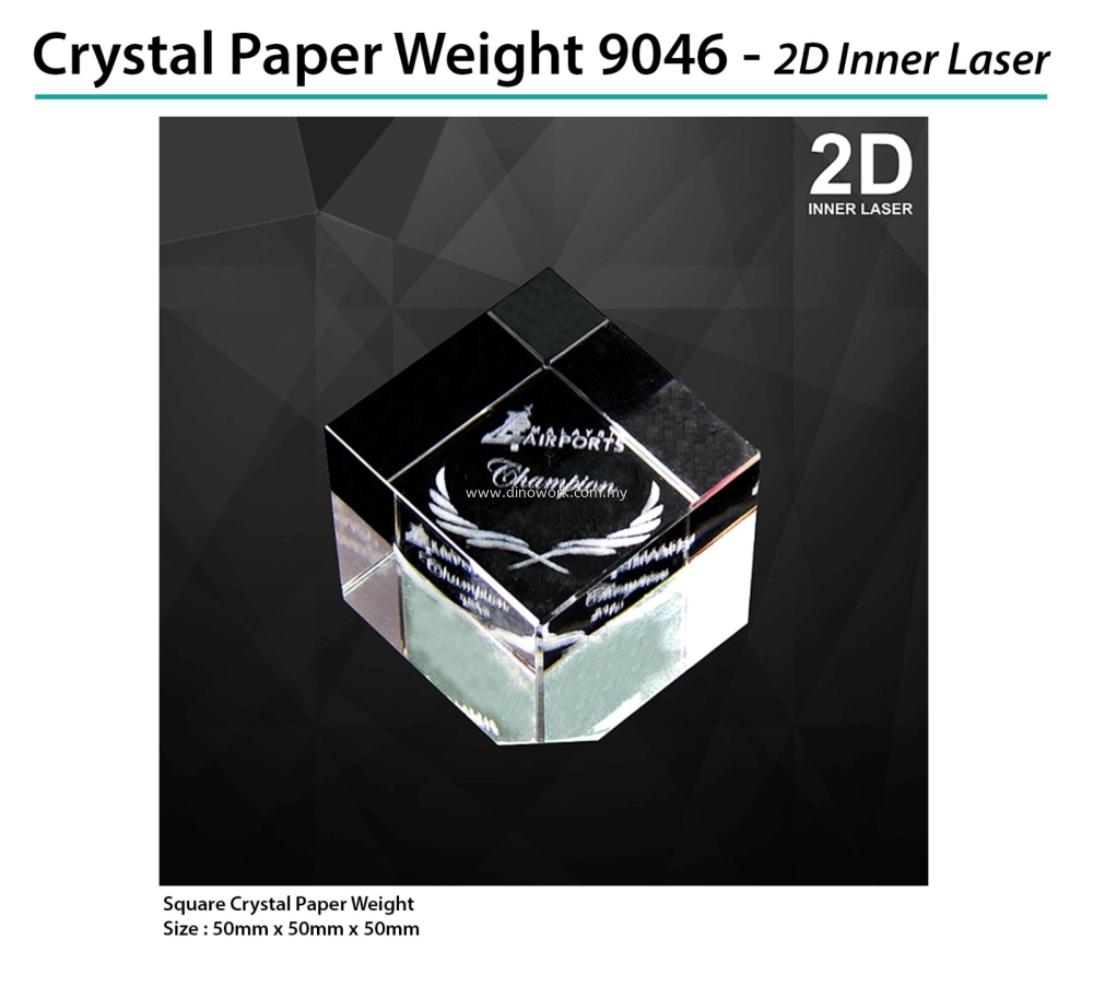 Crystal Paper Weight 9046