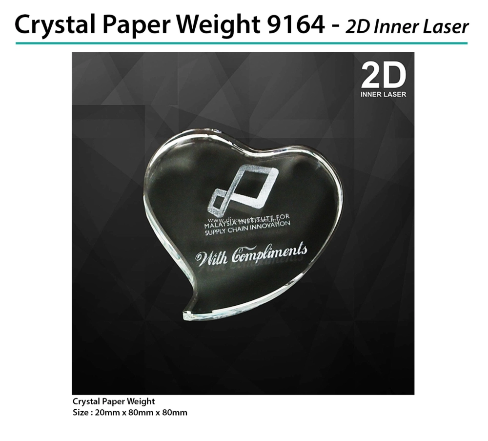 Crystal Paper Weight 9164