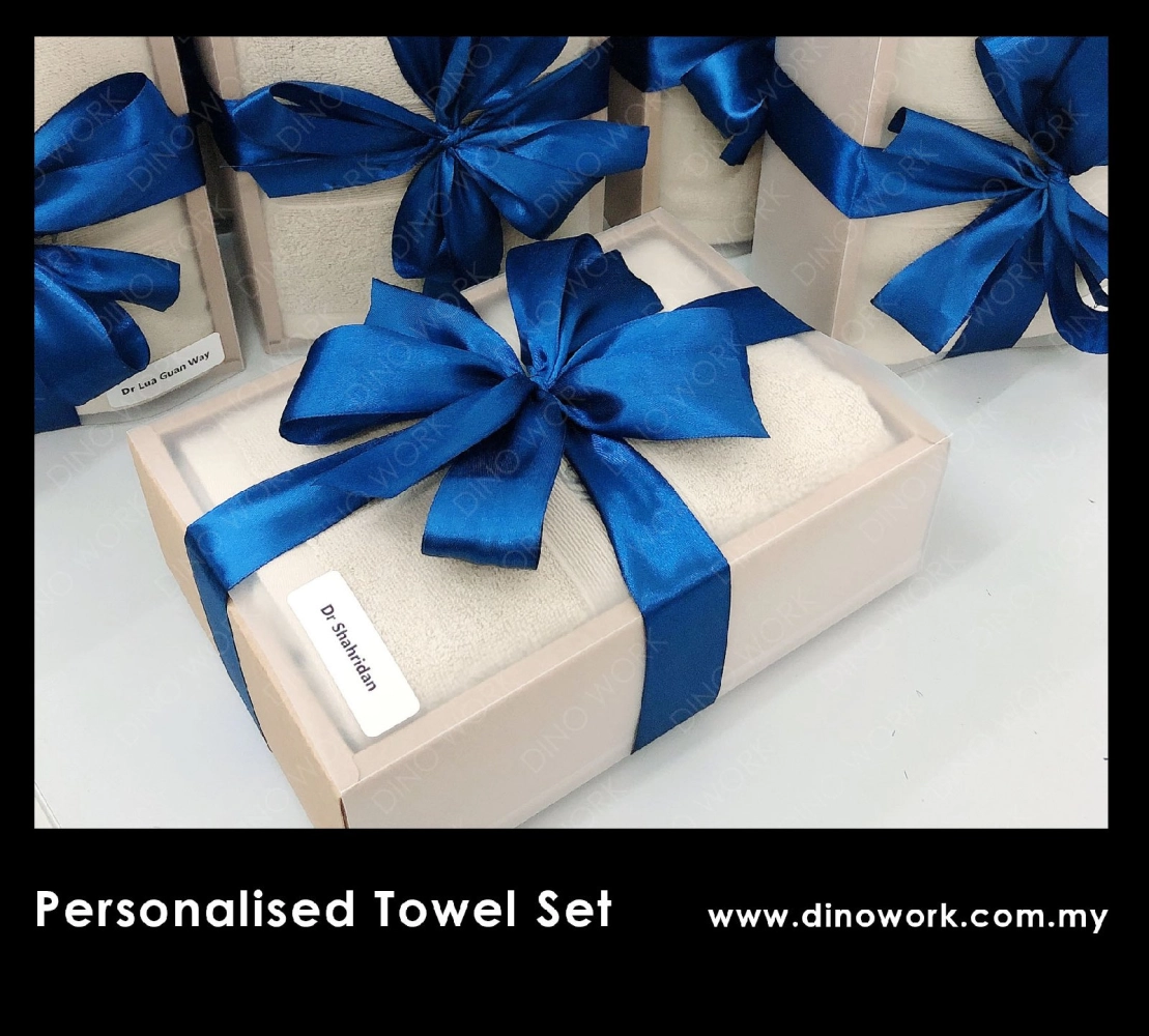 Personalize Towel Gift Set