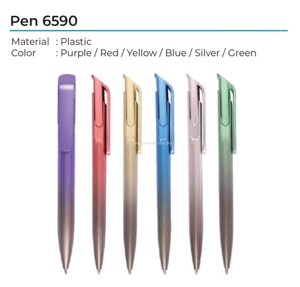 Plastic Ball Pen 6590