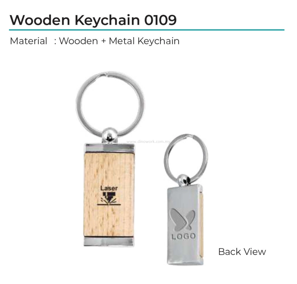 Wooden Keychain 0109