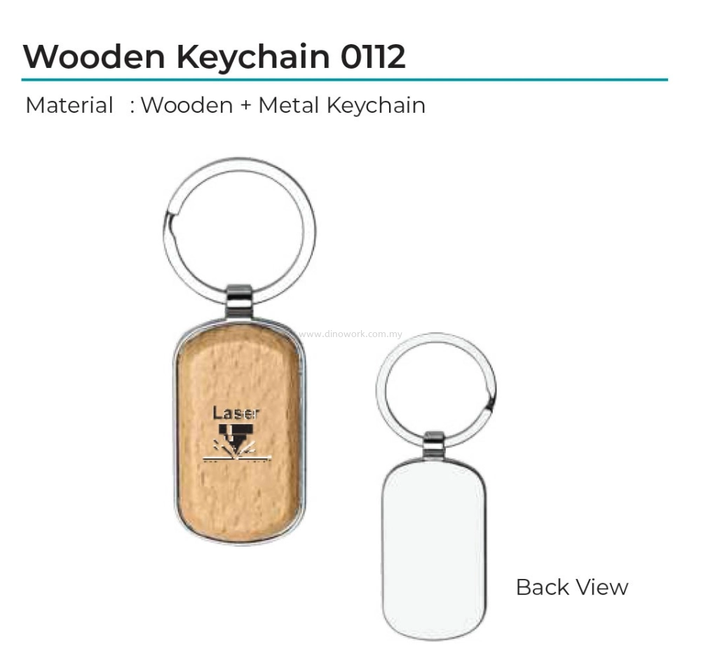 Wooden Keychain 0112