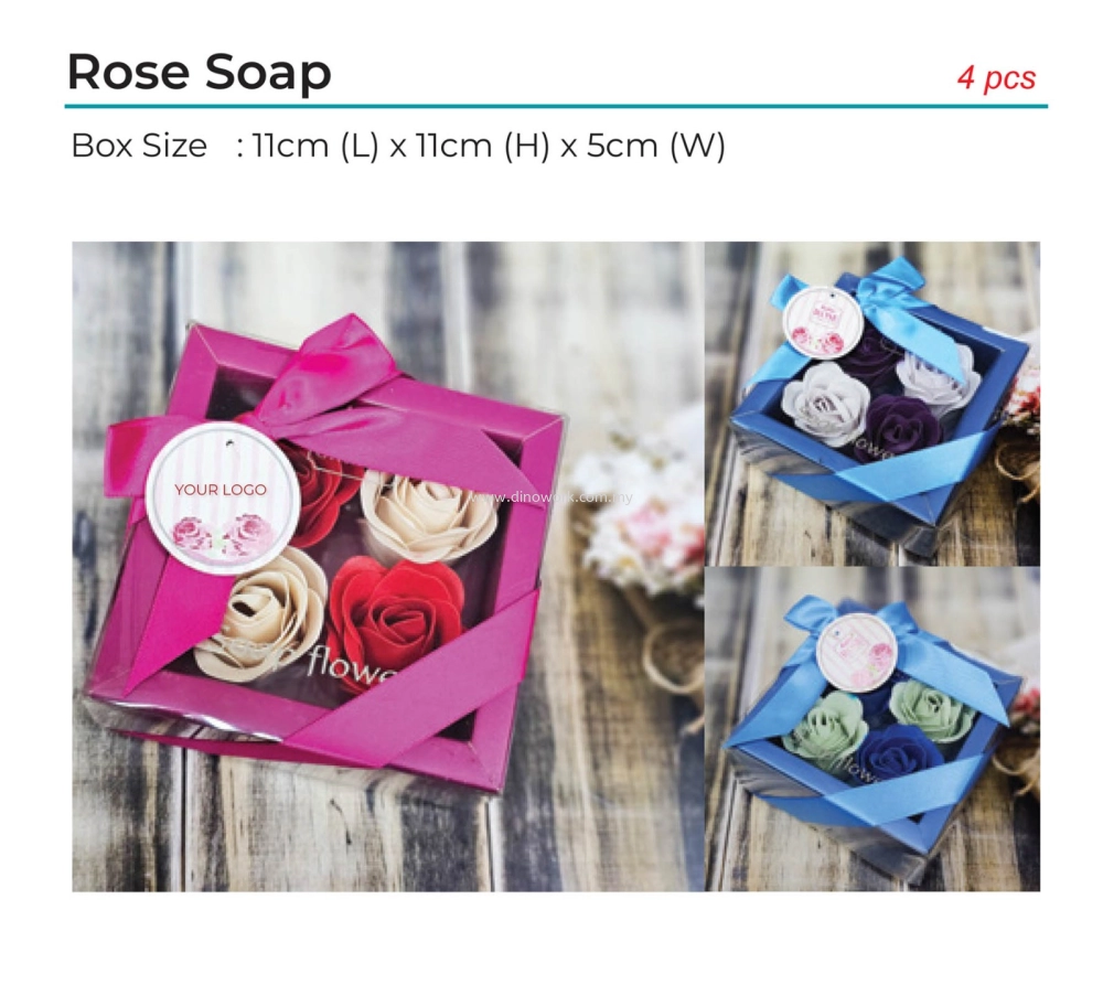 Rose Soap (4 pcs)