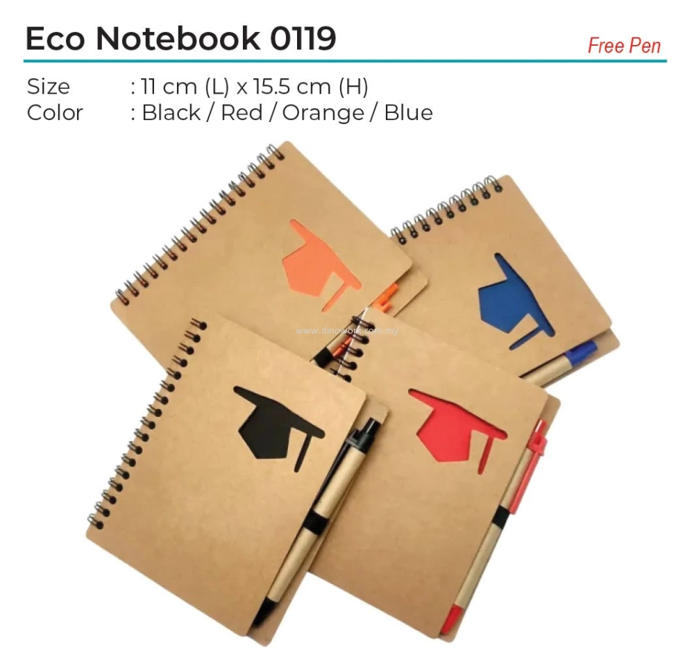 Eco Notebook with Pen 0119