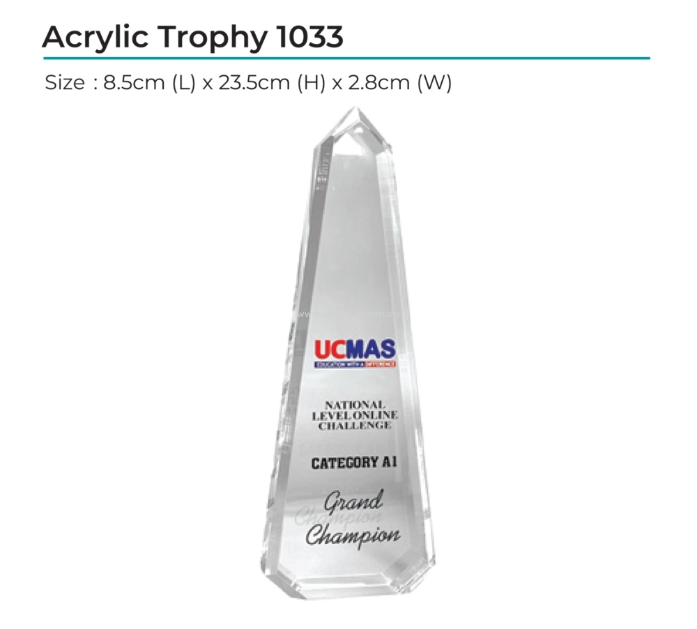 Acrylic Award 1033
