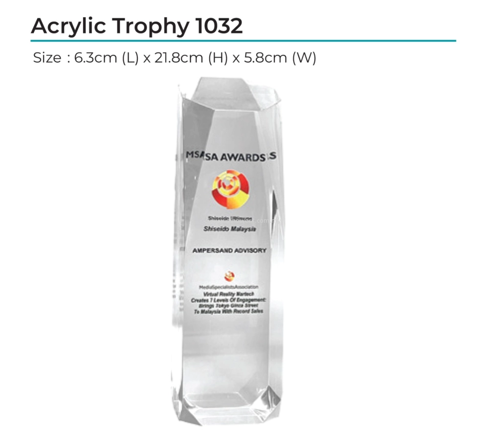Acrylic Award 1032