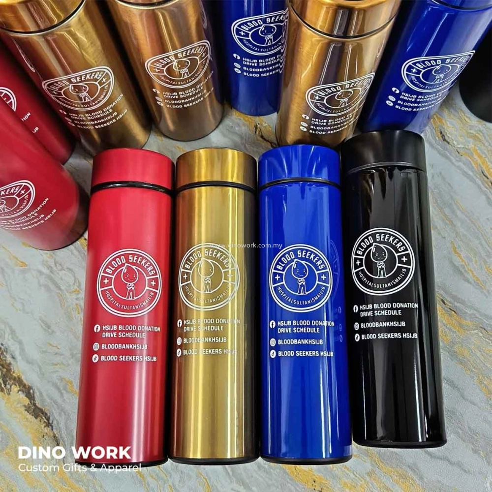 Custom Thermal Flask with Logo Printing – Corporate Gift Malaysia