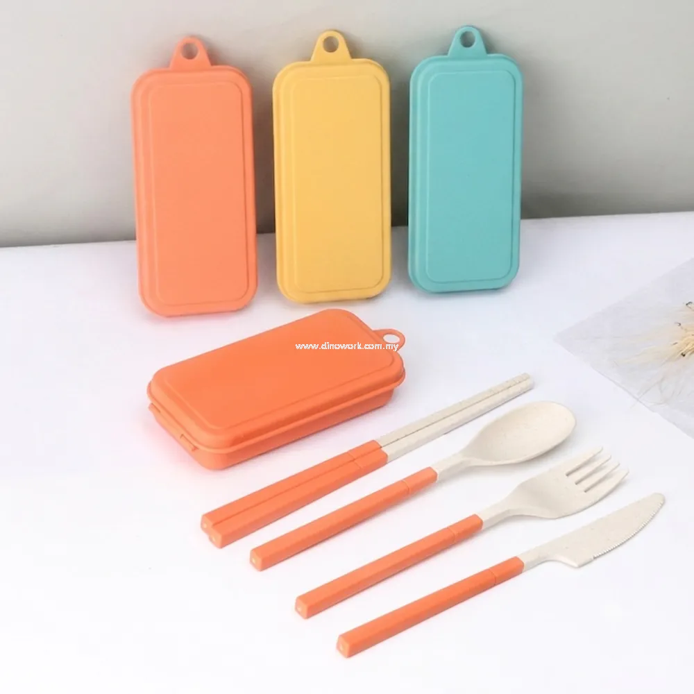Eco Cutlery Set (4in1: Spoon, Fork, Knife, Chopsticks) 0158