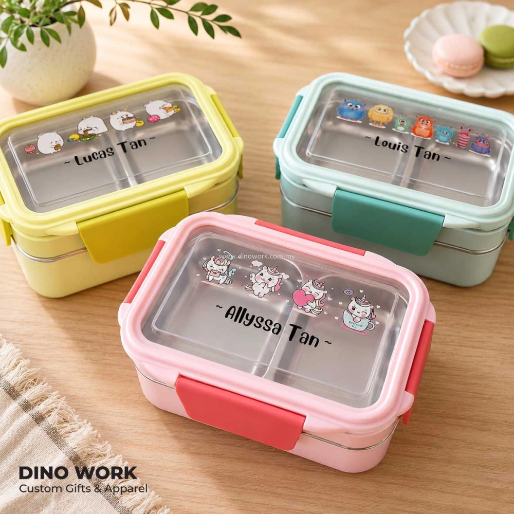 Premium Quality Stainless Steel 2-Tier Lunch Box 2329