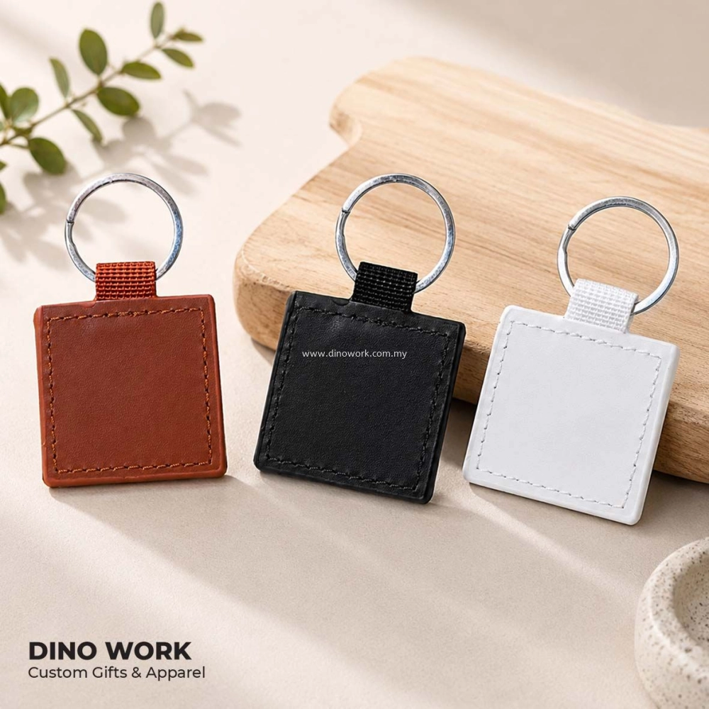 PU Leather Keychain | Round Shape & Square