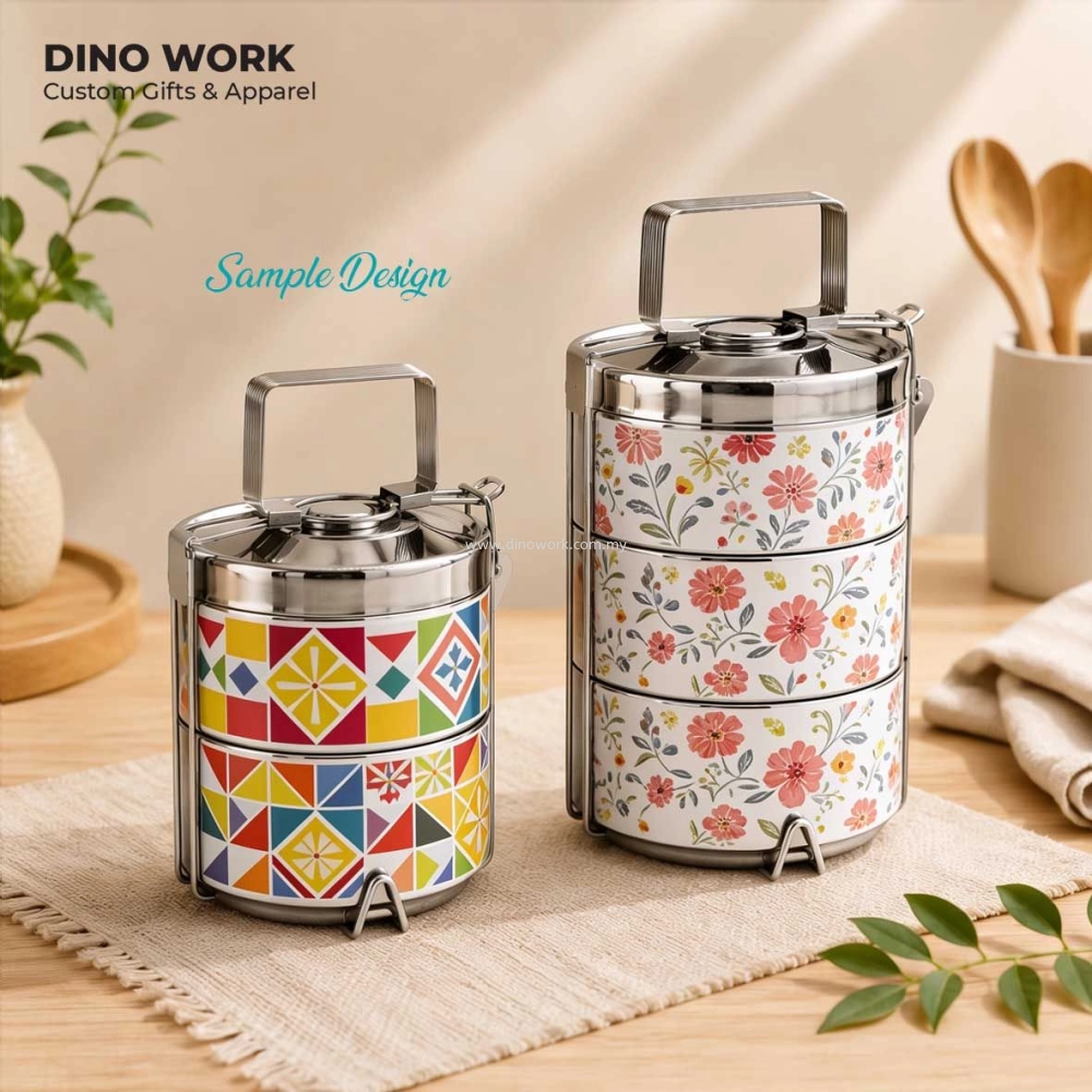 Premium Quality Stainless Steel Tiffin Carrier (2-tier 14cm And 3-tier 22cm)