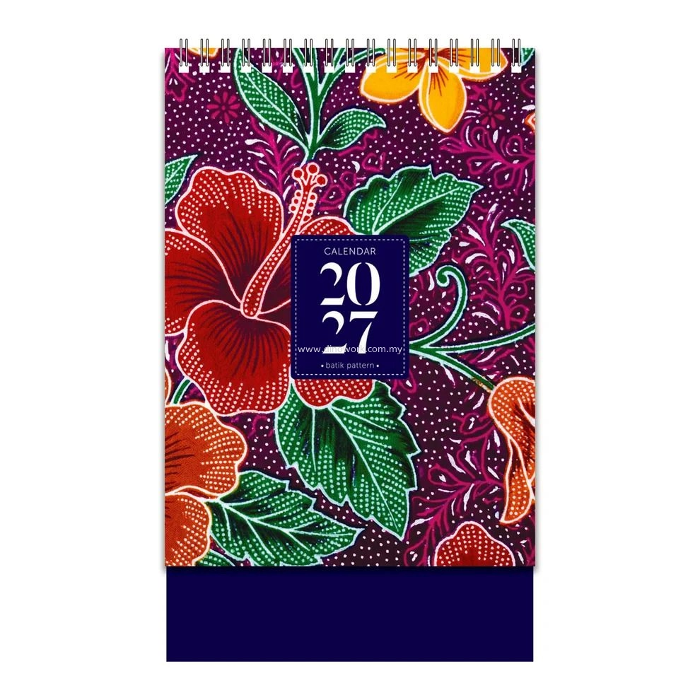 Calendar 2027 (Portrait) Batik