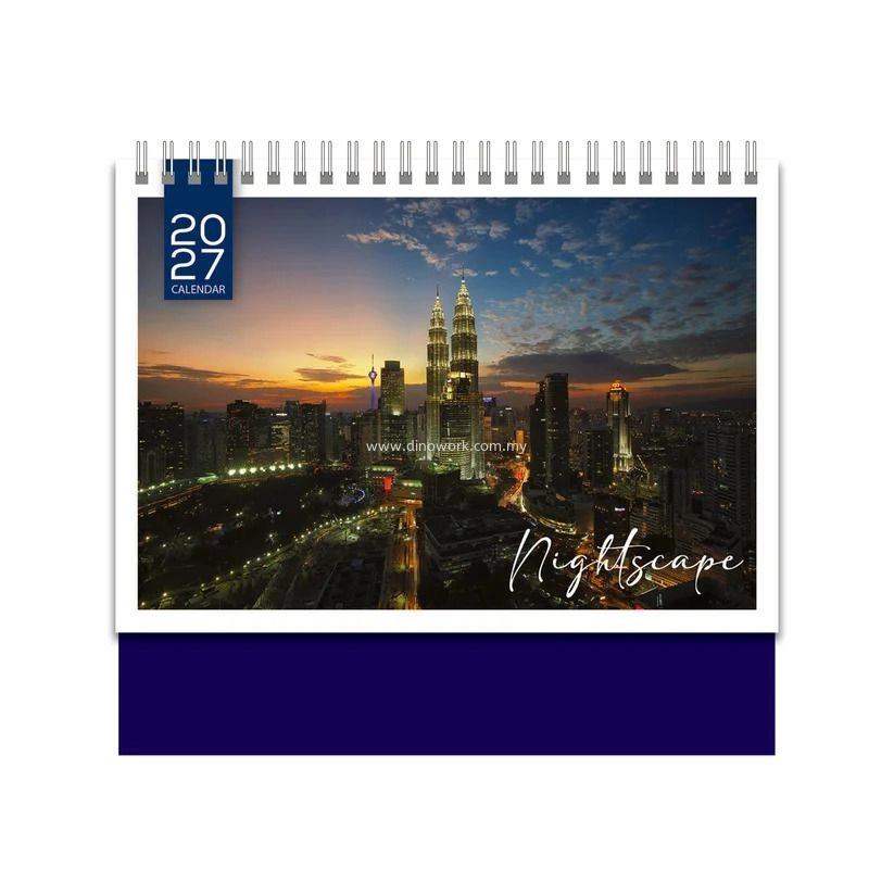 Calendar 2027 (Landscape) Nightscape