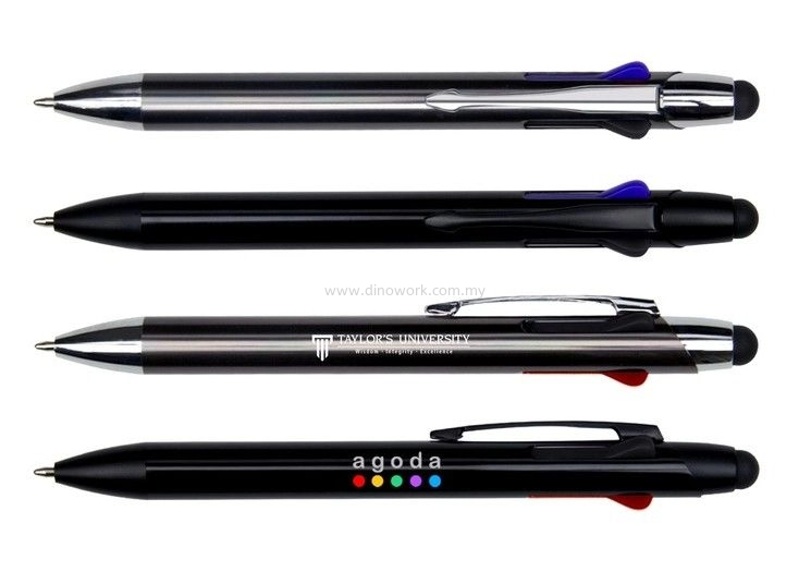 Multicolors Stylus Metal Ball Pen