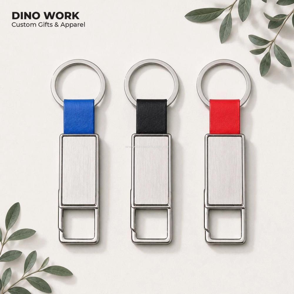 PU Metal Keychain