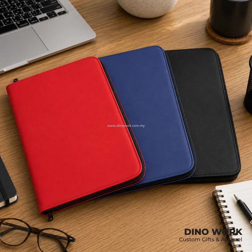 Zipper Executive Conference Organizer with Calculator & Writing Pad 1940