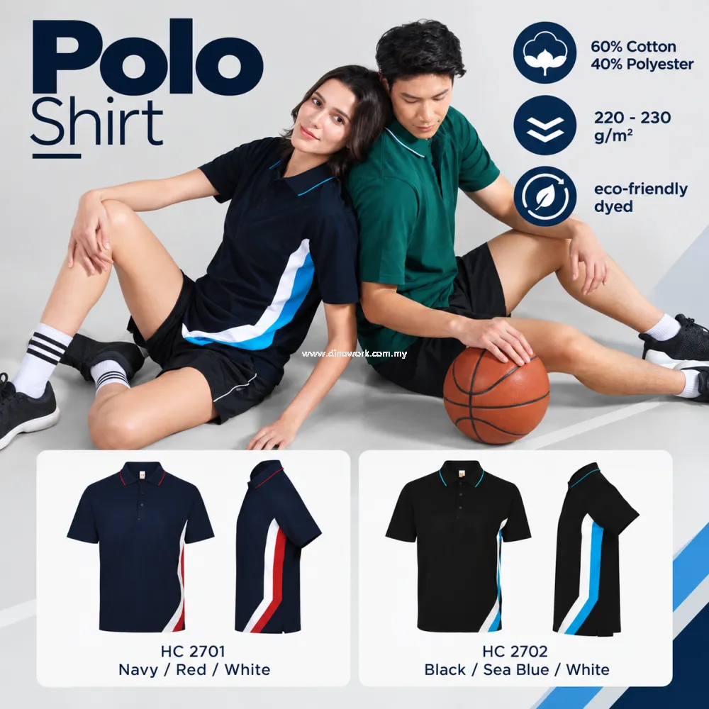CVC Honeycomb Short Sleeve Polo T-shirt (220-230g/m2)