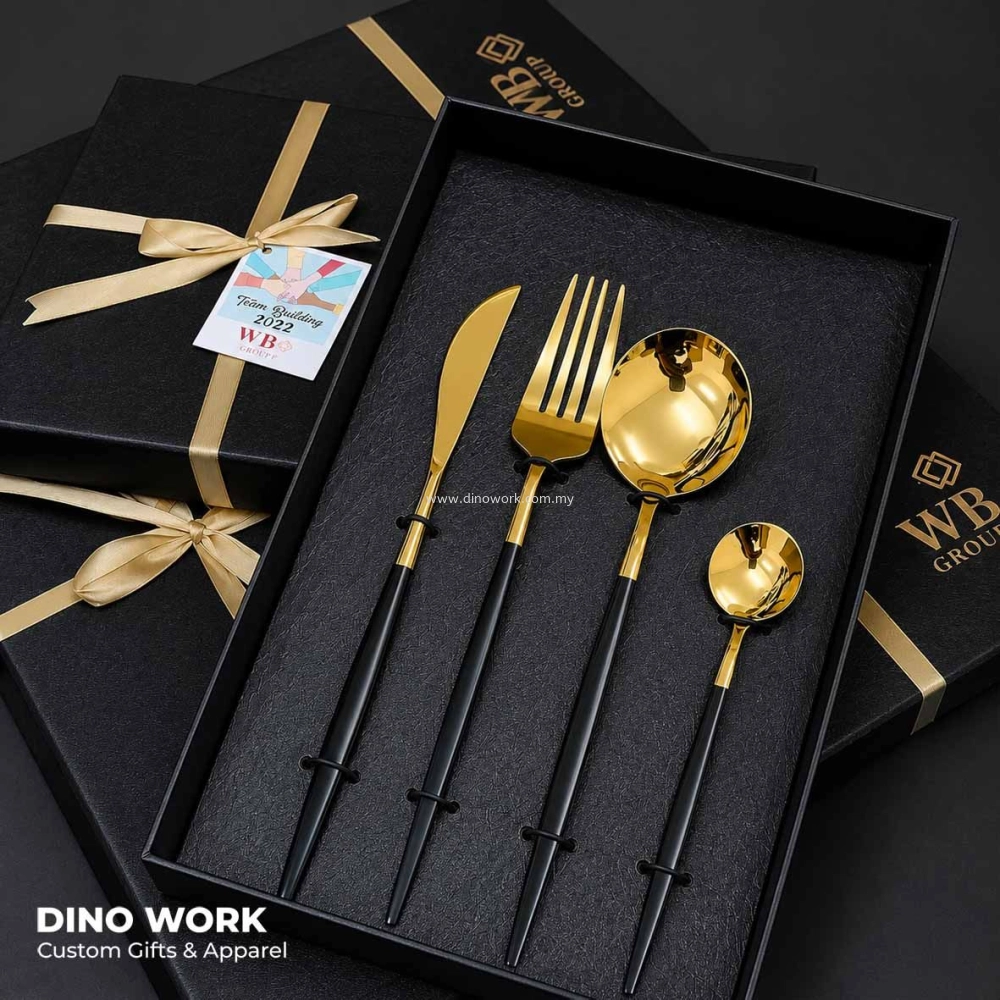 Custom Premium Cutlery Gift Set (4 in 1)