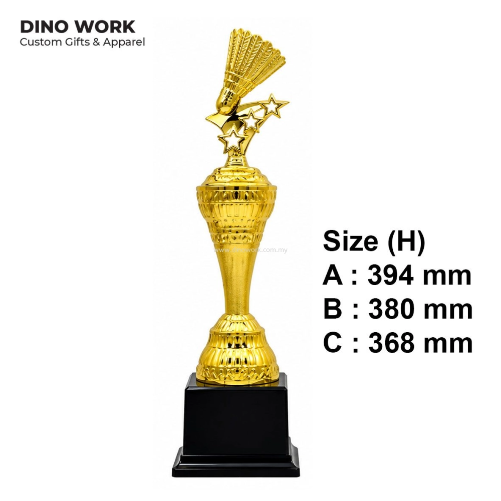 Badminton Trophy | Custom Badminton Awards Malaysia